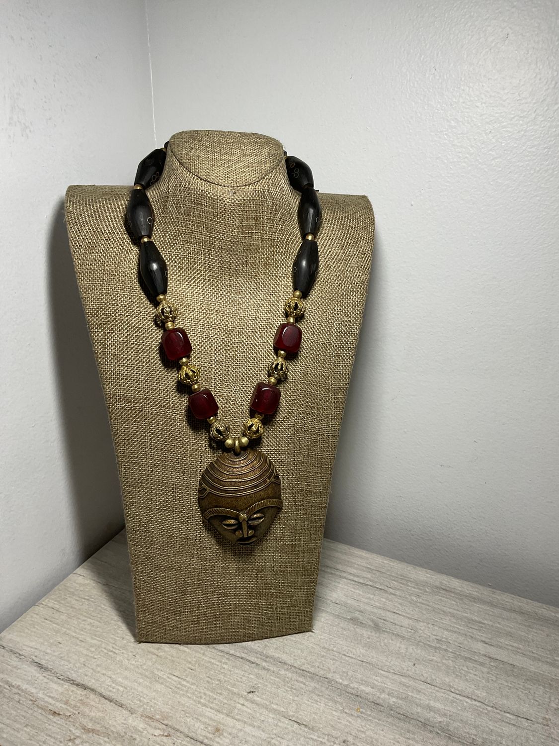 Passport Mask Necklace