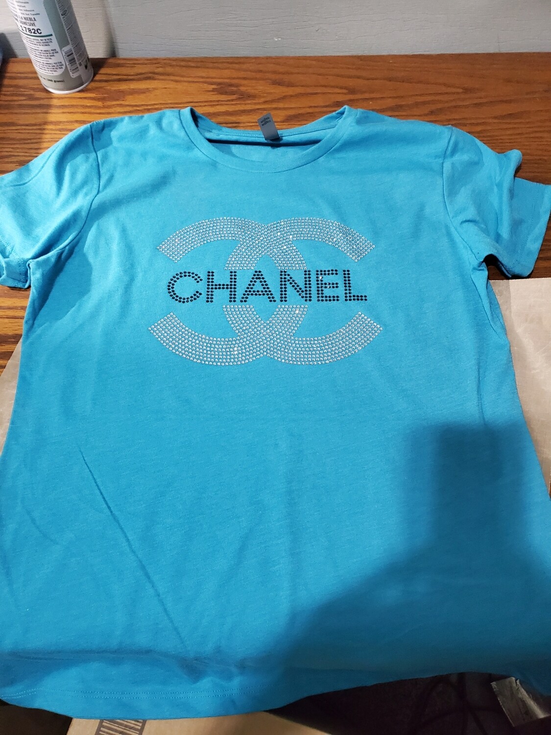 chanel rhinestone shirt