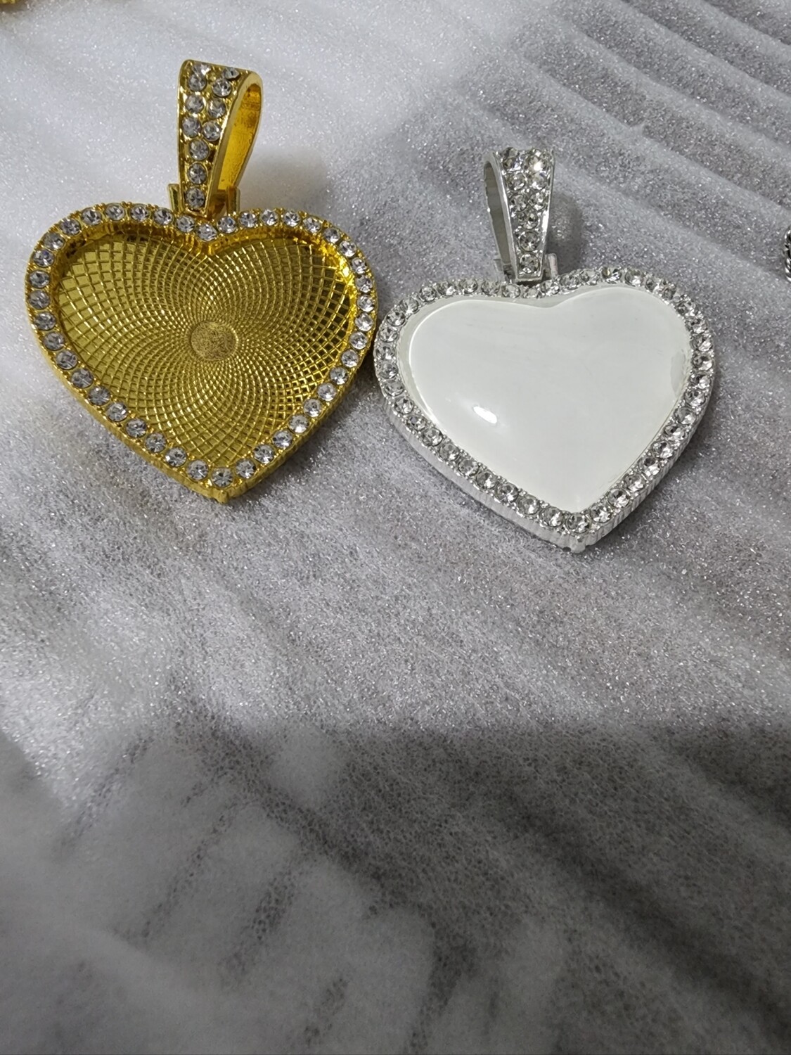 Silver heart necklace