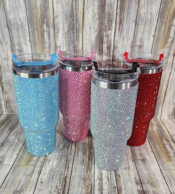40 oz Rhinestone Tumbler