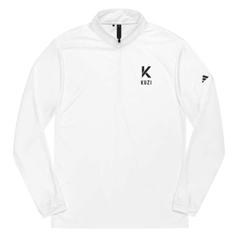 Kuzi Quarter Zip Pullover White