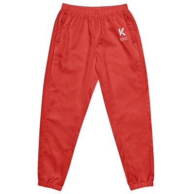 Kuzi Women&#39;s Red Track Pants