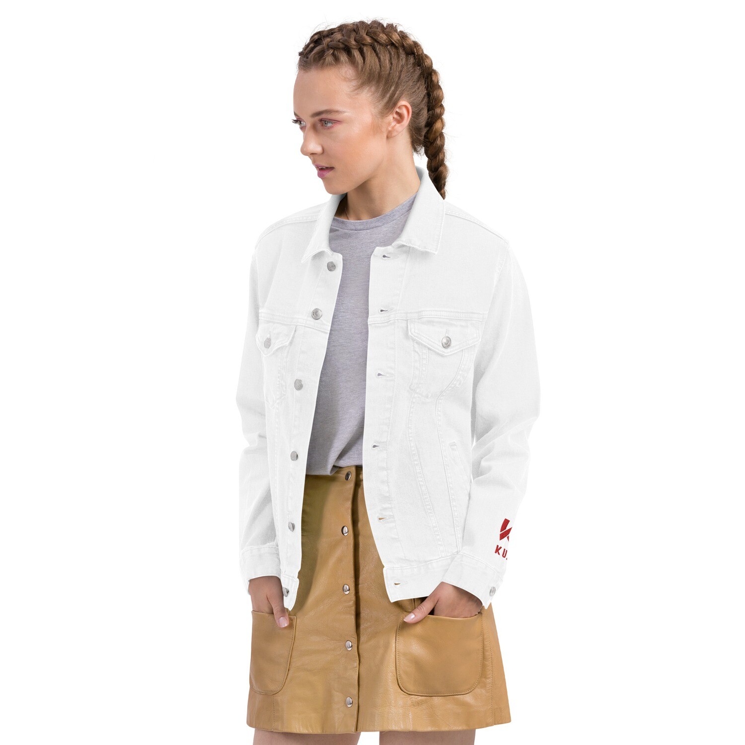 Kuzi Women&#39;s Unisex Denim Jacket