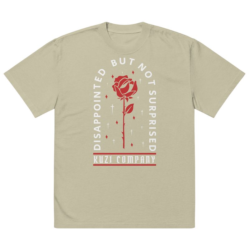 Kuzi Disappointed Oversized Graphic Tee