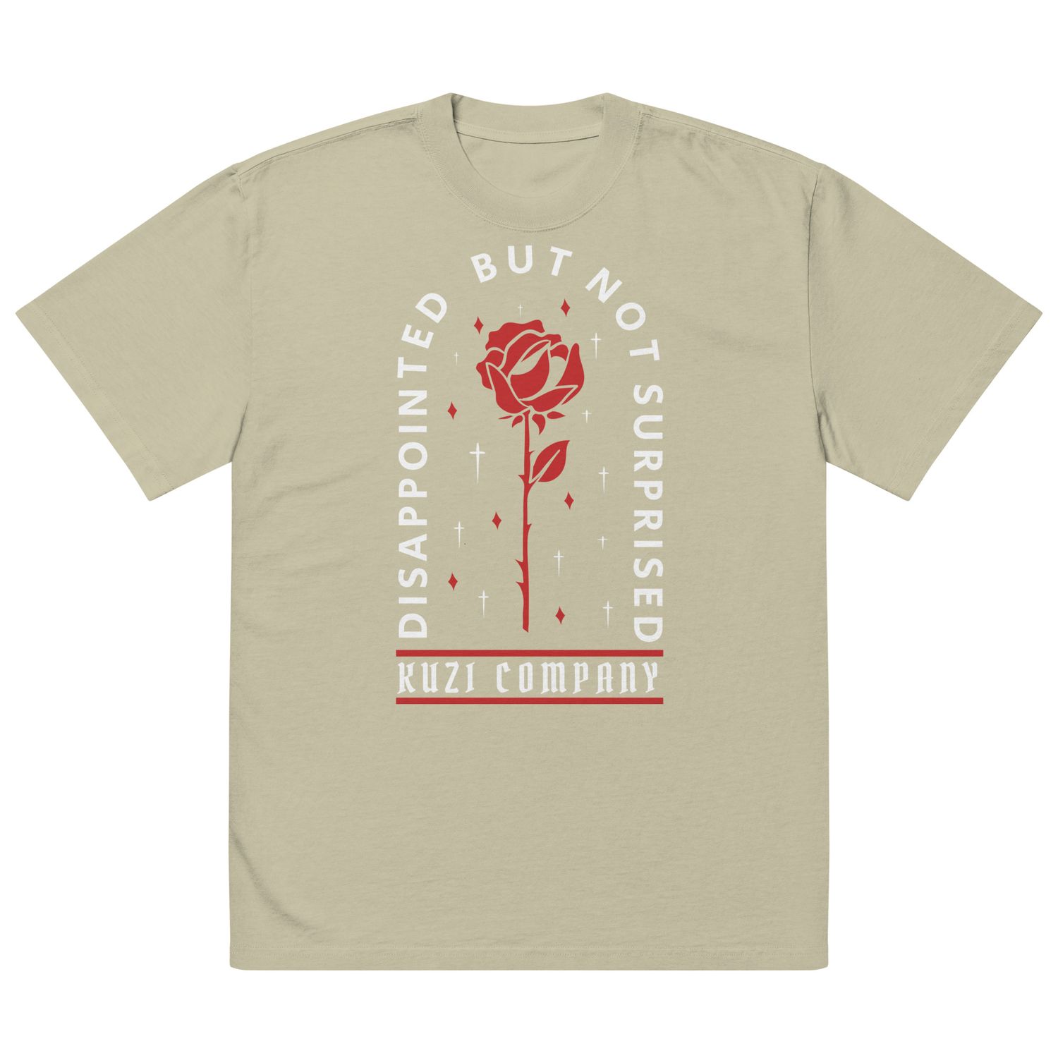 Kuzi Disappointed Oversized Graphic Tee