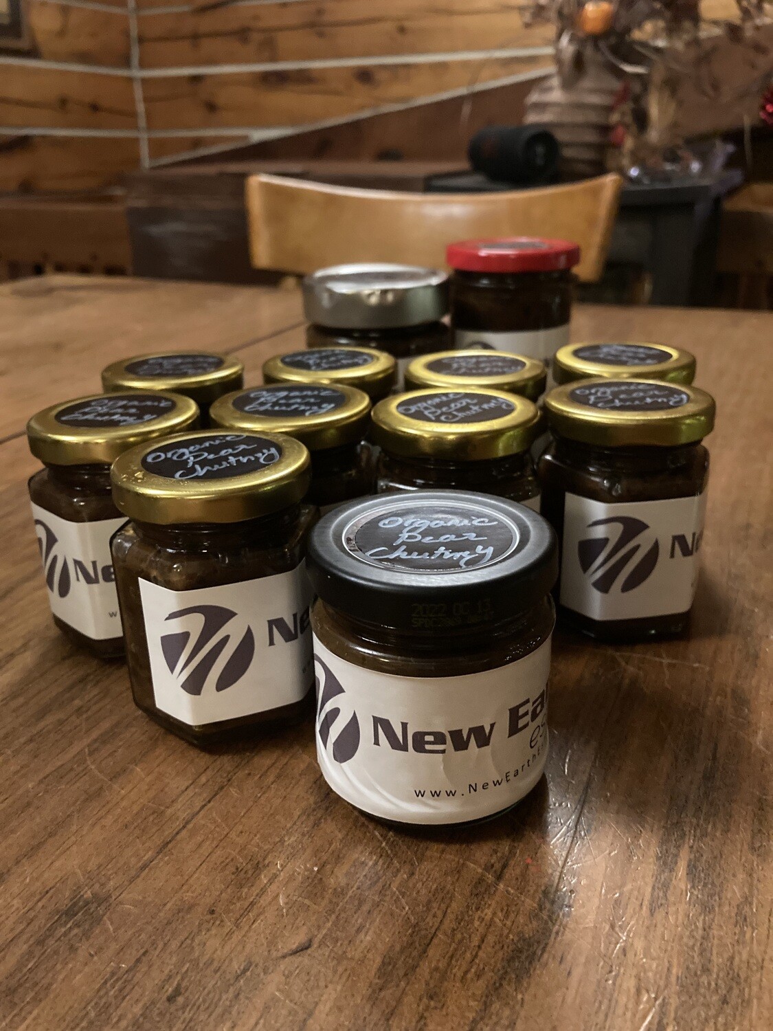 Homemade Organic Winter Pear Chutney
