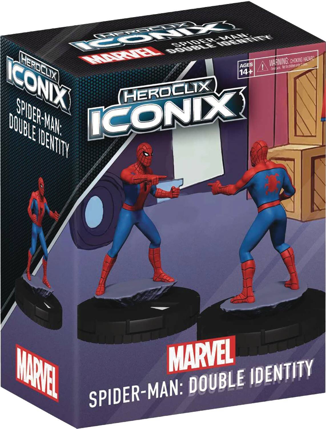 MARVEL HEROCLIX ICONIX SPIDERMAN DOUBLE IDENTITY [Release Date:5/31/23]