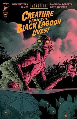 UNIVERSAL MONSTERS THE CREATURE FROM THE BLACK LAGOON LIVES #1 (OF 4) CVR A MATTHEW ROBERTS & DAVE STEWART FOC:4/1 Release:4/24