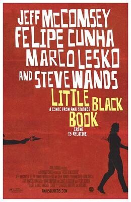 LITTLE BLACK BOOK #3 (OF 4) CVR C CHRIS FERGUSON & FELIPE CUNHA MOVIE POSTER HOMAGE VAR FOC:4/7 Release:5/8