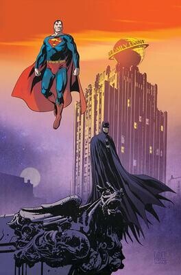 BATMAN SUPERMAN WORLDS FINEST #27 CVR C RAMON PEREZ CARD STOCK VAR FOC:4/28 Release:5/21
