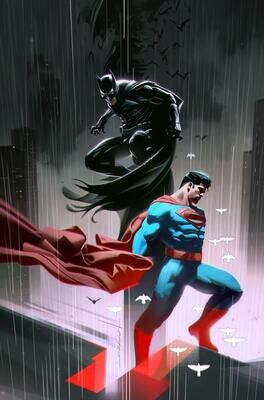 BATMAN SUPERMAN WORLDS FINEST #27 CVR B JEFF DEKAL CARD STOCK VAR FOC:4/28 Release:5/21