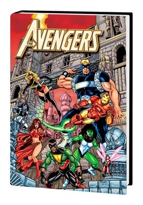 AVENGERS BY BUSIEK & PEREZ OMNIBUS VOL. 2 GEORGE PEREZ TIME-LOST COVER [NEW PRIN TING, DM ONLY] FOC:4/1/24 Release:9/10/24