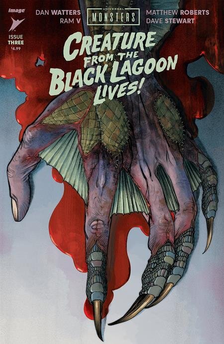 UNIVERSAL MONSTERS CREATURE FROM THE BLACK LAGOON LIVES #3 (OF 4) CVR A MATTHEW ROBERTS & DAVE STEWART FOC:6/3/24 Release:6/26/24