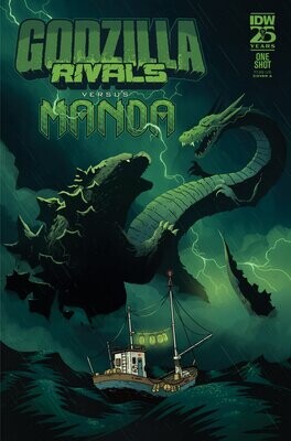 Godzilla Rivals: Vs. Manda Cover A (Lawrence) FOC:6/24/24 Release:7/31/24