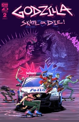 Godzilla: Skate or Die #2 Cover A (Joyce) FOC:6/17/24 Release:7/24/24