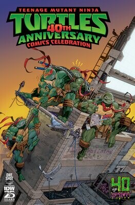 Teenage Mutant Ninja Turtles: 40th Anniversary Comics Celebration Variant 40th A nniversary (Dooney) FOC:6/3/24 Release:7/10/24