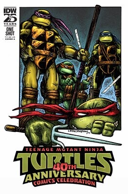 Teenage Mutant Ninja Turtles: 40th Anniversary Comics Celebration Cover A (Laird & Eastman) FOC:6/3/24 Release:7/10/24