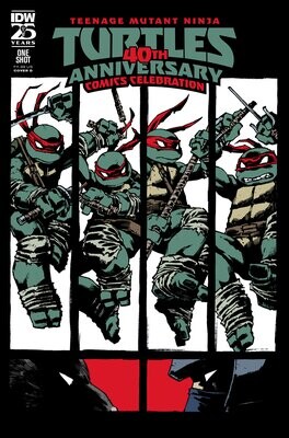 Teenage Mutant Ninja Turtles: 40th Anniversary Comics Celebration Variant D (Campbell) FOC:6/3/24 Release:7/10/24