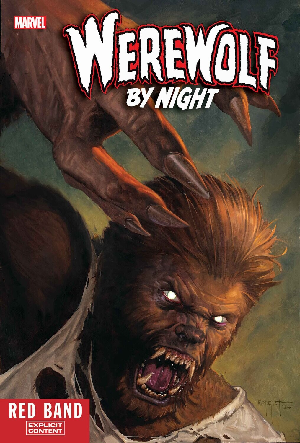 WEREWOLF BY NIGHT: RED BAND #1 [POLYBAGGED] FOC:7/1/24 Release:8/14/24