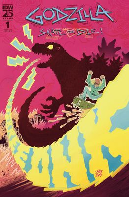 Godzilla: Skate or Die #1 Variant B (Ba) FOC:5/6/24 Release:6/12/24