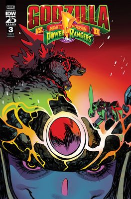 Godzilla Vs. The Mighty Morphin Power Rangers II #3 Cover A (Rivas) FOC:5/20/24 Release:6/26/24