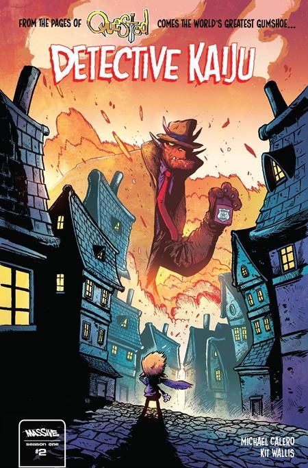 DETECTIVE KAIJU #2 (OF 4) CVR A KIT WALLIS DETECTIVE KAIJU #2 (OF 4) CVR A KIT WALLIS