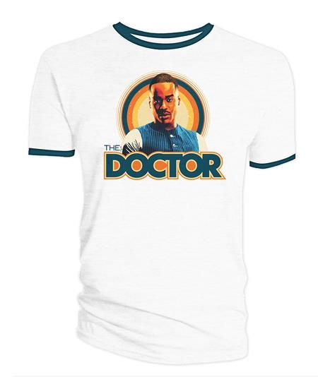 DOCTOR WHO FIFTEENTH DOCTOR RETRO RINGER T-SHIRT DOCTOR WHO FIFTEENTH DOCTOR RETRO RINGER T-SHIRT