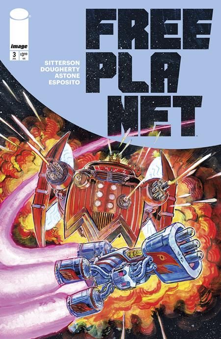 FREE PLANET #3 CVR A JED DOUGHERTY FREE PLANET #3 CVR A JED DOUGHERTY