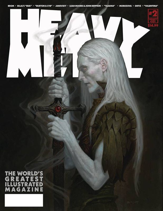 HEAVY METAL MAGAZINE #2 CVR A BROM HEAVY METAL MAGAZINE #2 CVR A BROM
