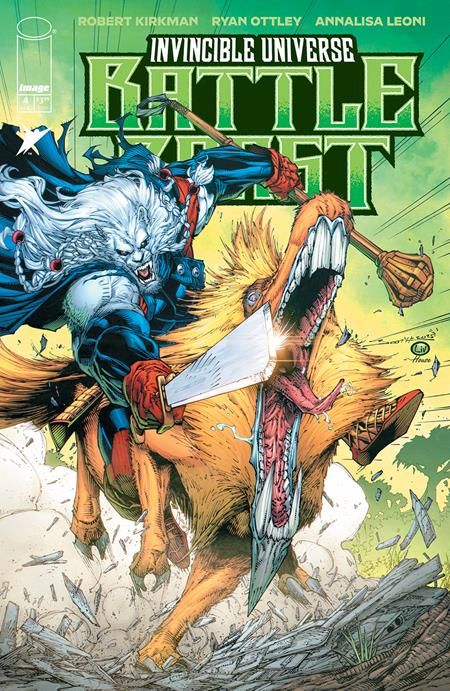 INVINCIBLE UNIVERSE BATTLE BEAST #4 CVR E 1:50 BOOTH & LIVESAY