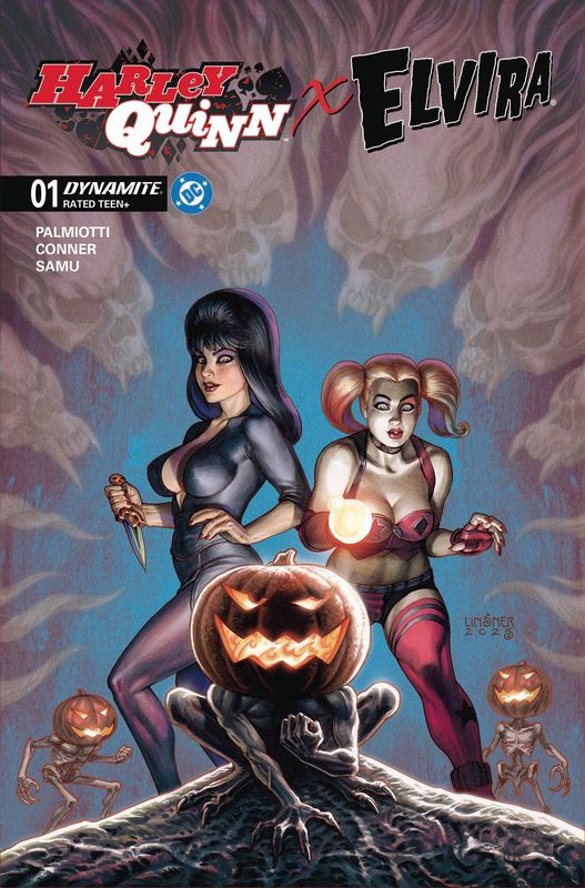 HARLEY QUINN X ELVIRA #1 CVR C LINSNER HARLEY QUINN X ELVIRA #1 CVR C LINSNER