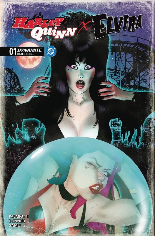 HARLEY QUINN X ELVIRA #1 CVR D CALDWELL HARLEY QUINN X ELVIRA #1 CVR D CALDWELL