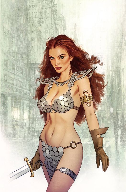 SONJA REBORN #1 CVR I MIDDLETON FOIL VIRGIN SONJA REBORN #1 CVR I MIDDLETON FOIL VIRGIN