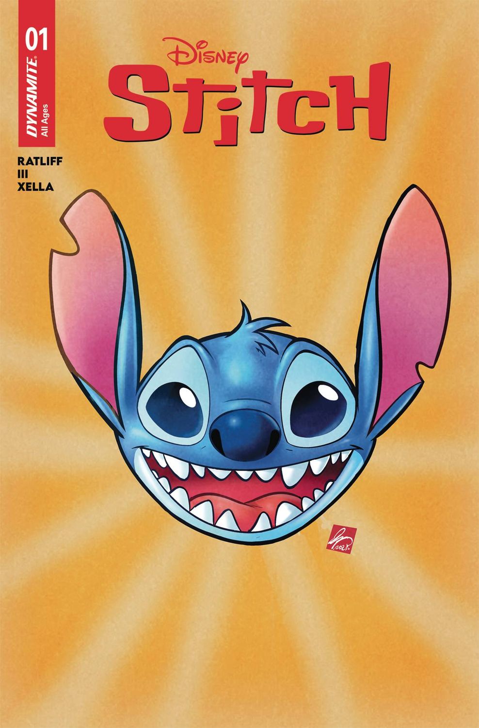 STITCH #1 CVR K 1:10 CANGIALOSI FOIL