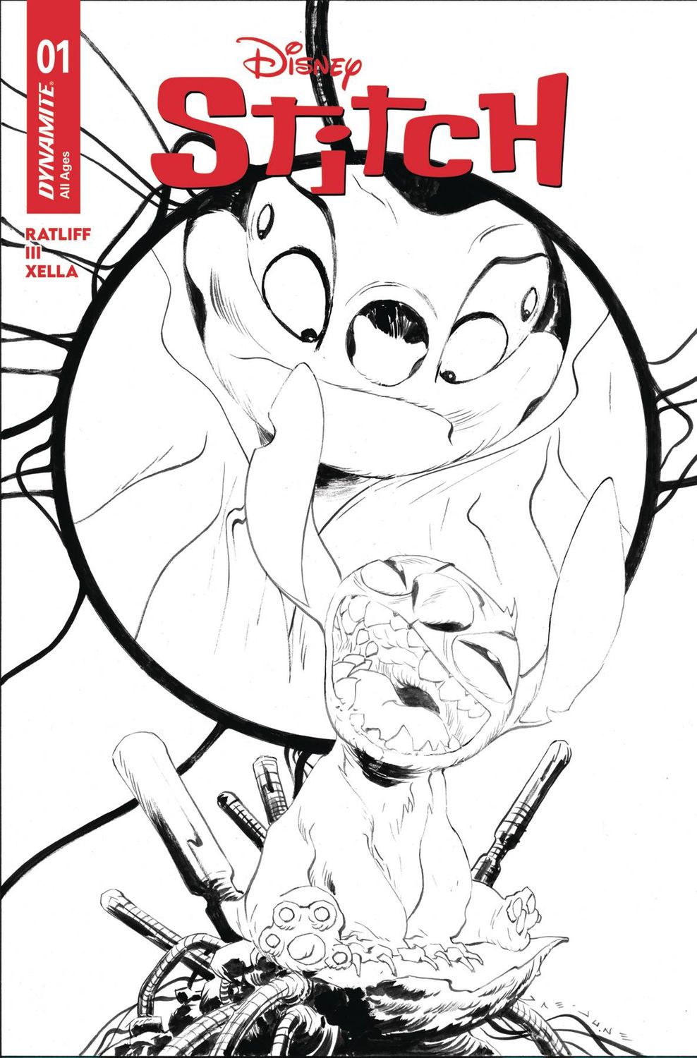 STITCH #1 CVR L 1:10 LEE LINE ART