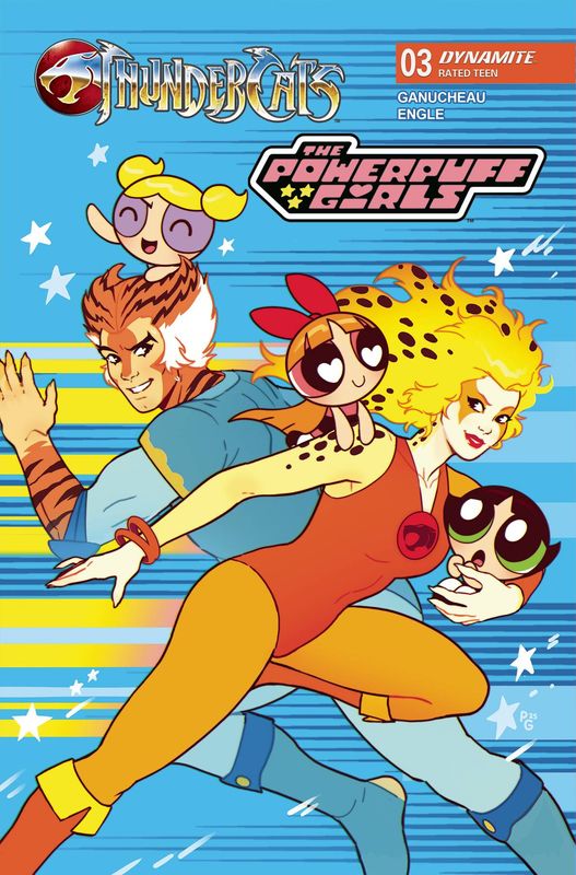 THUNDERCATS POWERPUFF GIRLS #3 CVR A GANUCHEAU THUNDERCATS POWERPUFF GIRLS #3 CVR A GANUCHEAU