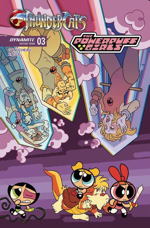 THUNDERCATS POWERPUFF GIRLS #3 CVR B ENGLE THUNDERCATS POWERPUFF GIRLS #3 CVR B ENGLE