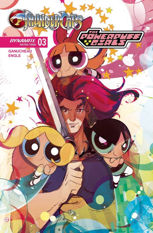 THUNDERCATS POWERPUFF GIRLS #3 CVR E BALDARI THUNDERCATS POWERPUFF GIRLS #3 CVR E BALDARI