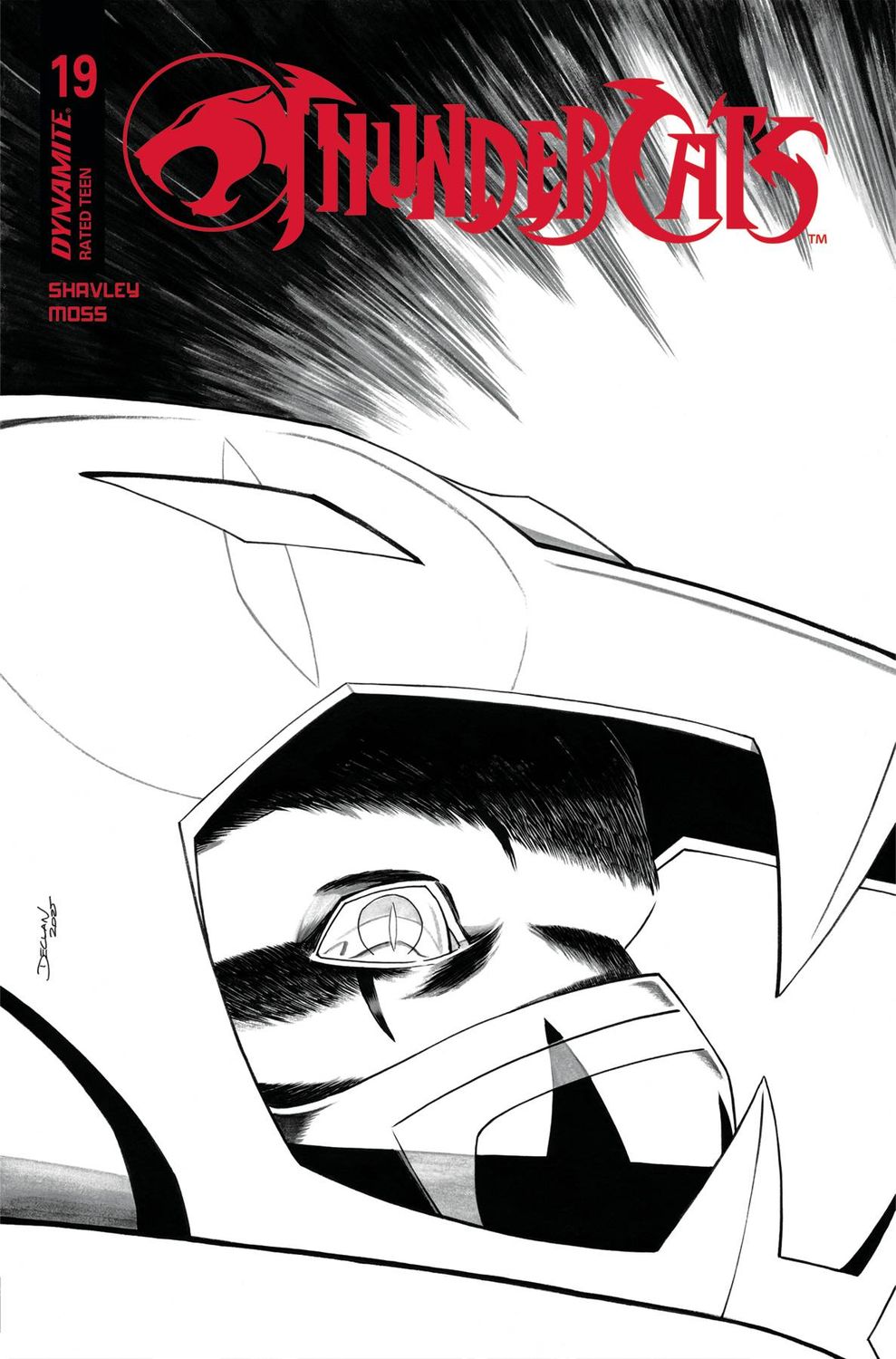 THUNDERCATS #19 CVR N 1:10 SHALVEY LINE ART