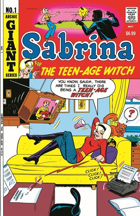 ARCHIE FACSIMILE #7 SABRINA THE TEENAGE WITCH #1 CVR A DAN DECARLO & RUDY LAPICK