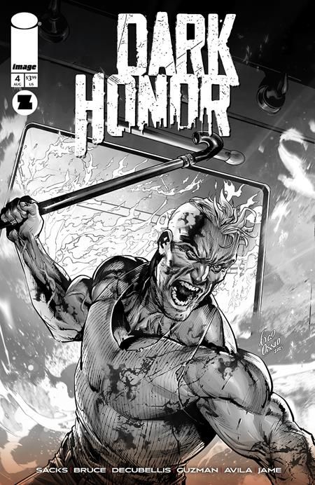 DARK HONOR #4 (OF 5) CVR B 1:10 FICO OSSIO B&W VAR