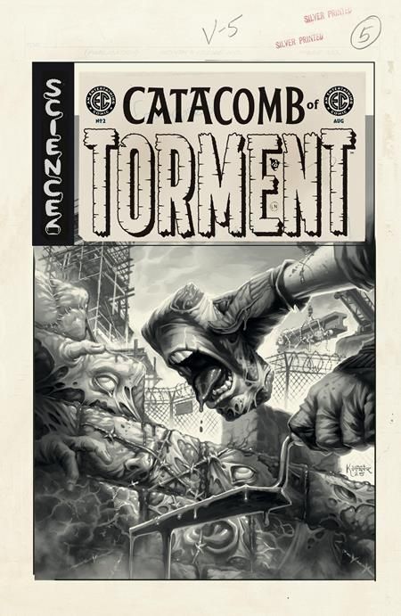 EC CATACOMB OF TORMENT #2 CVR D 1:20 LUKAS KETNER B&W ARTIST EDITION VAR
