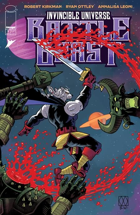 INVINCIBLE UNIVERSE BATTLE BEAST #5 CVR E 1:50 MATT WAGNER & BRENNAN WAGNER VAR