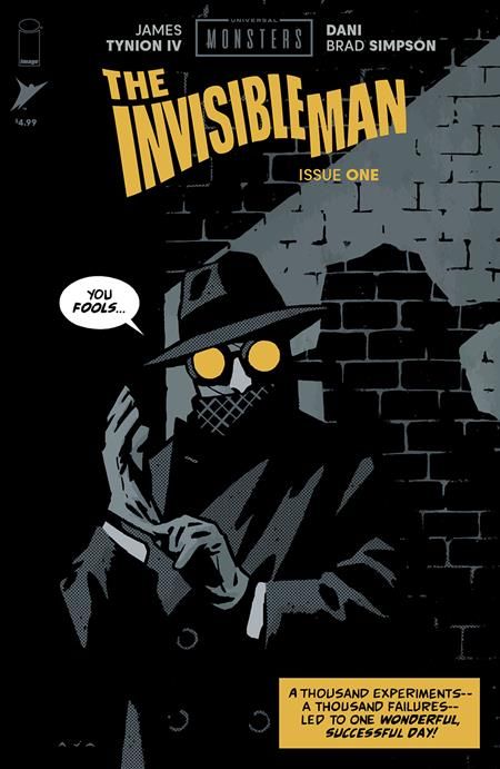 UNIVERSAL MONSTERS THE INVISIBLE MAN #1 (OF 4) CVR C 1:10 DAVID AJA PULP VAR