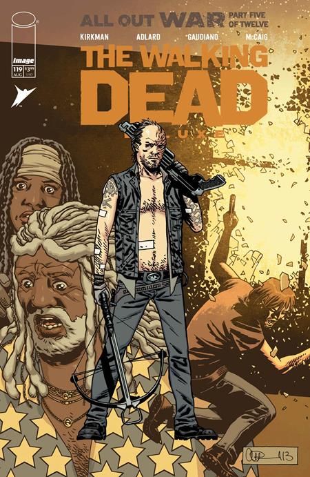 WALKING DEAD DELUXE #119 CVR B CHARLIE ADLARD & DAVE MCCAIG VAR