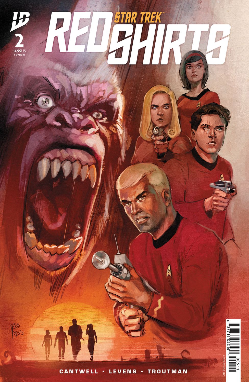 Star Trek: Red Shirts #2 Variant 1:10 (Reis)