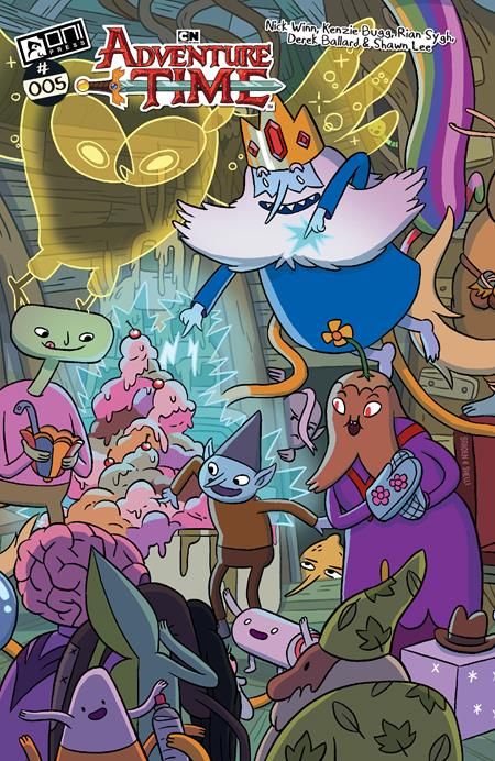 ADVENTURE TIME (2025) #5 CVR D 1:10 SHELLI PAROLINE & BRADEN LAMB INFINITE INTERLOCKING VAR