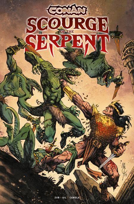 CONAN THE BARBARIAN SCOURGE OF THE SERPENT #1 (OF 4) CVR B JOHN MCCREA VAR