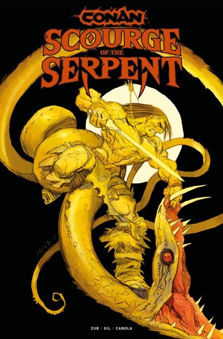 CONAN THE BARBARIAN SCOURGE OF THE SERPENT #1 (OF 4) CVR D MATIAS BERGARA VAR