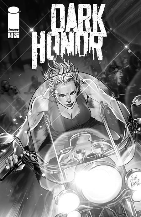 DARK HONOR #5 (OF 5) CVR B 1:10 FICO OSSIO B&W VAR